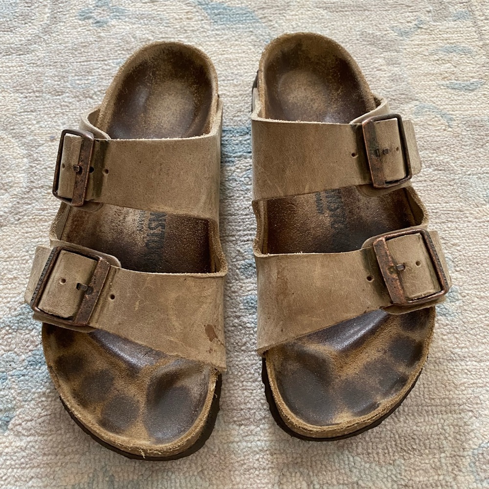 Leather Birkenstocks Arizona 37
